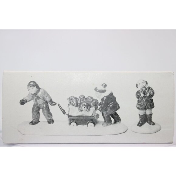 Dept 56 Snow Village - Christmas Puppies - Picture 7 of 7